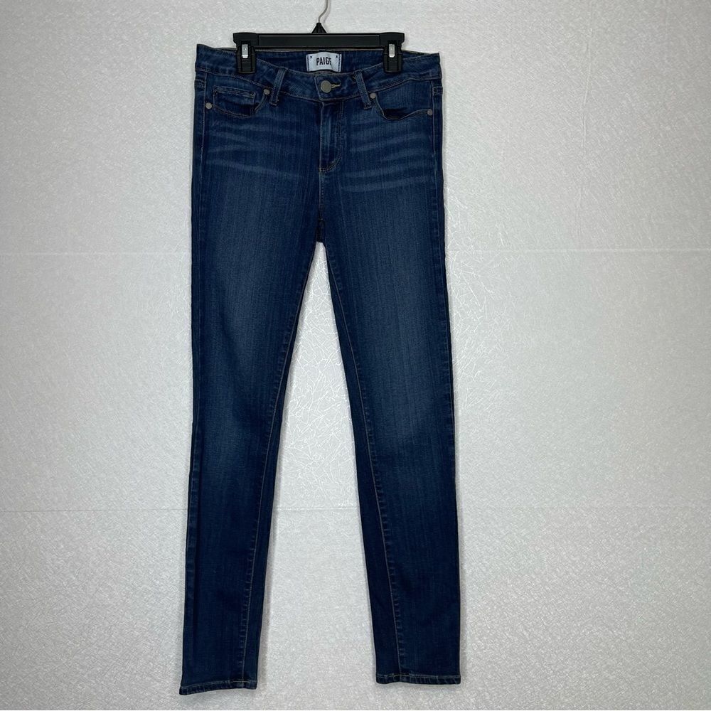 Paige Verdugo Ankle Dark Wash Skinny Jeans 28